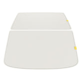 Baseus T-Space Series Car Skylight Sunshade For Tesla Model 3 Double Layer Version Moon White